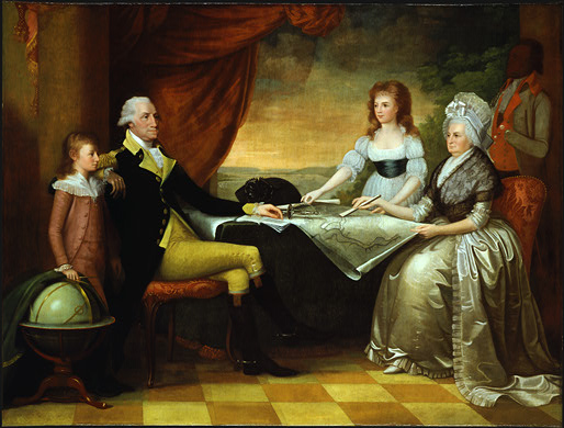 George Washington family old picture