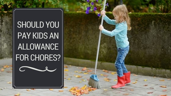 Girl sweeping leaves