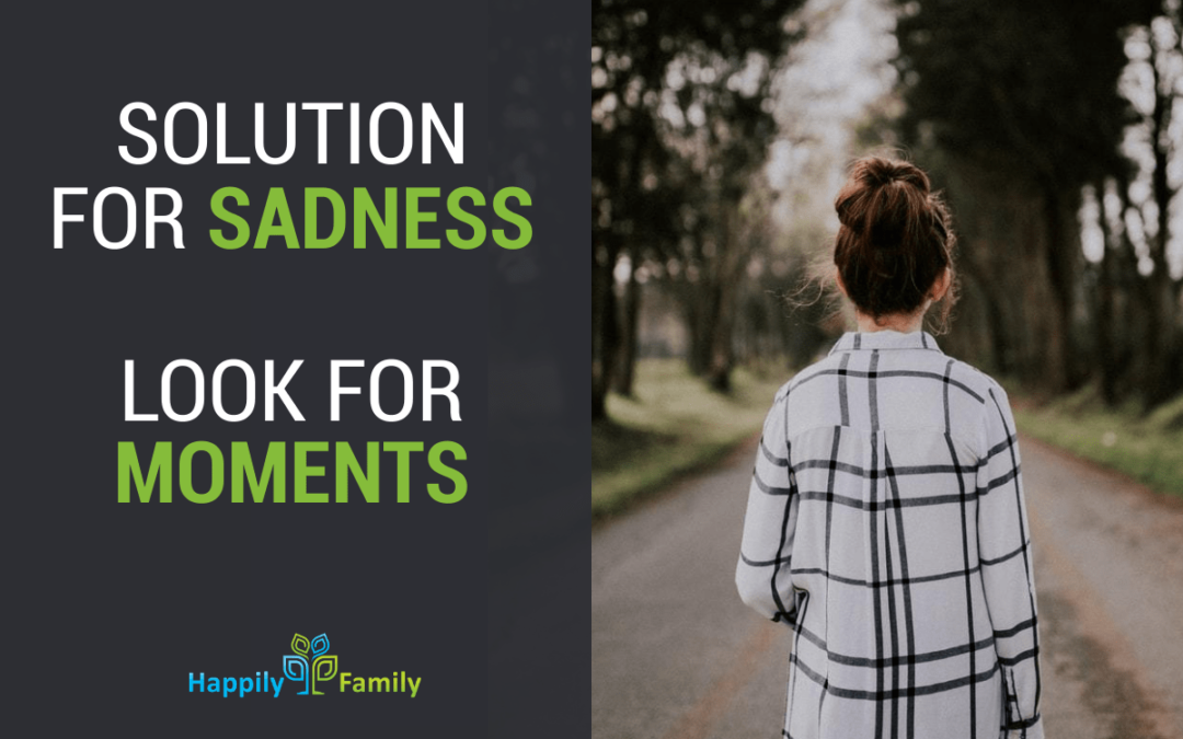 Solution for Sadness. Look for Moments.