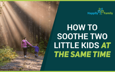 How to soothe two little kids at the same time