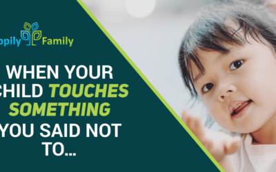 When your child touches something you said not to…