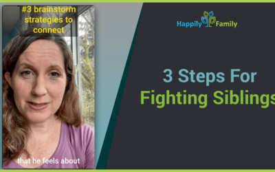 3 Steps For Fighting Siblings